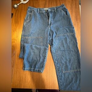 Casual Blue Boyfriend Jeans